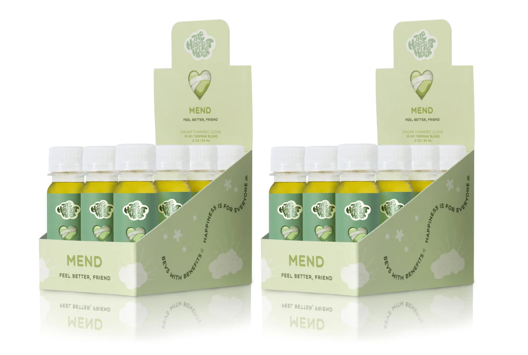 Supplement bottle promoting joint and bone health, with individuals holding it.