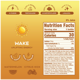 WAKE nutrition facts