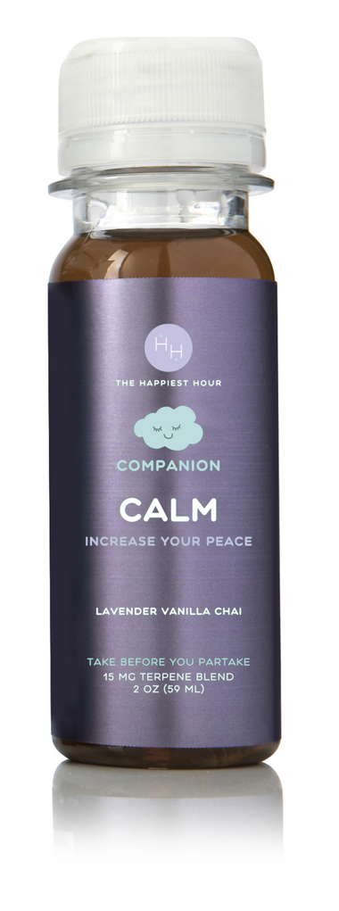 Calm - Lavender Vanilla Chai Terpene-Infused Drink by The Happiest Hour