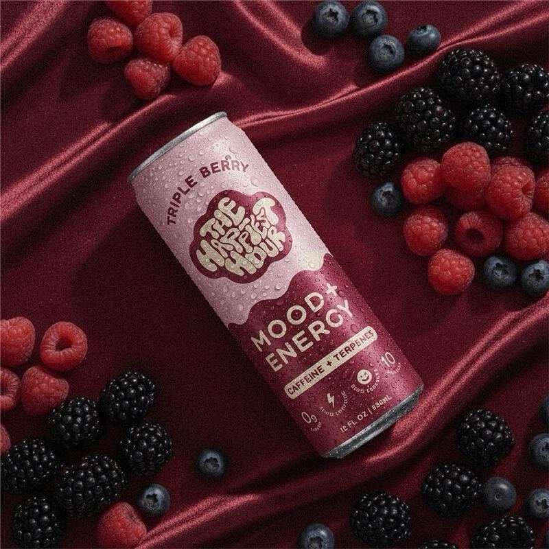 Triple Berry - Mood + Energy Infused with Saffron + Botanicals, Low Sugar